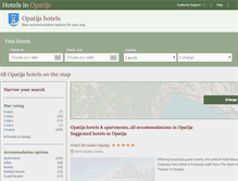 Tablet Screenshot of hotels-opatija.com